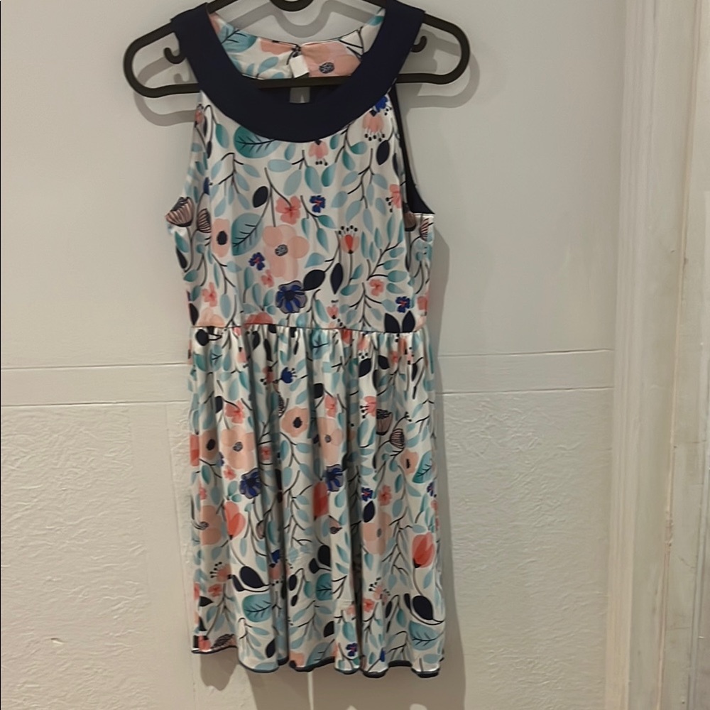 Floral Sleeveless Kids Dress
